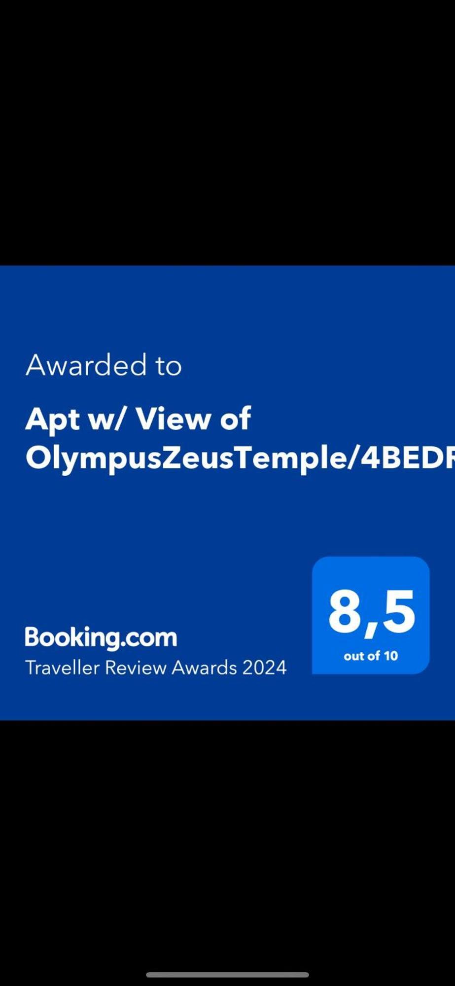 Apt W/ View Of Olympuszeustemple/4Bedr-3Bath-2Kitc Atenas Exterior foto